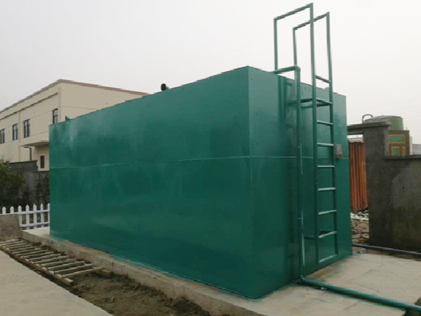 某公司80T/D農村污水一體化MBR現場